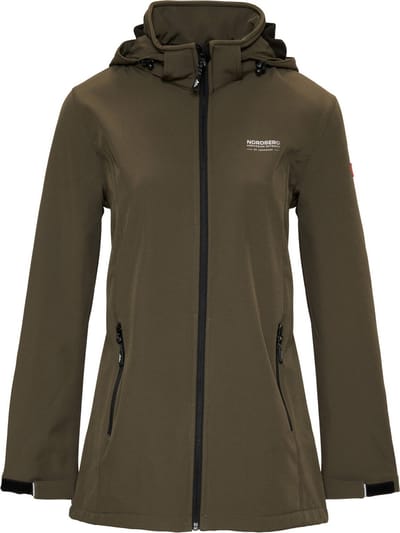 Nordberg Iris Dames Softshell Ls05401-ay - Kleur Groen - Maat M