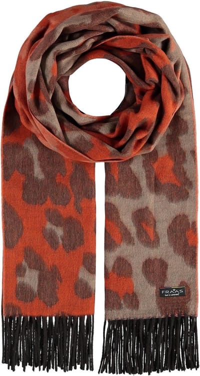 FRAAS Sjaal Leo Scarf Orange Oranje Veelkleurig