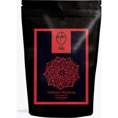 Kaffee Pura Espresso III Gießener Mischung 1kg