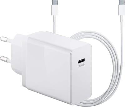 Usb C Oplaadstekker met usb C naar usb C Kabel Lang 2 Meter - PPS Technologie - Snellader