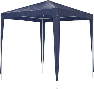 Partytent - Feesttent Tuinpaviljoen - Buitenfeesten Organiseren - Waterafstotend Dak - 2x2 Meter - Blauw
