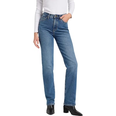 Lee June Regular Fit Spijkerbroek Blauw 26 / 31 Vrouw