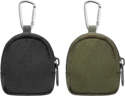 2 Stuks Nylon Muntentas, Honden Snack Tas, Mini Portemonnee voor Sleutels en Verandermuntjes, Ideaal voor Outdoor Activiteiten