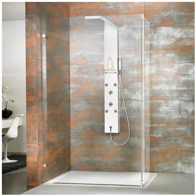 HSK Walk In Lavida 1 glass element, 1 movable side panel, stop left LV.51-41-50-L