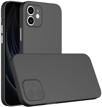 Mobiq - Ultra Dun Hoesje geschikt voor iPhone 12 Pro | Ultradun hoesje | Minimaal Telefoonhoesje | Dun hoesje | Ultra Thin Case | Tegen Krassen
