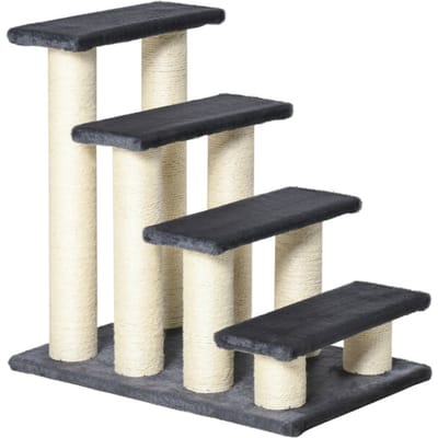4goodz Pawhut dierentrap 4-treden voor katten en honden