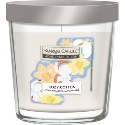 Yankee Candle Home Inspiration Value - Cozy Cotton Tumbler - 40 branduren