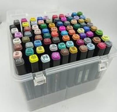 PROMOTIE ( 2de doos gratis ) Stiften - Kwaliteit stiften - dubbelzijdige marker - 80 stuks