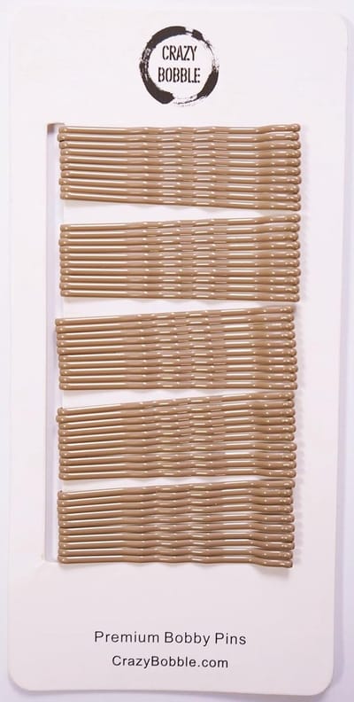 Haarspelden Set - Haarclips Stuks - Haar Styling - Afgeronde Uiteinden - 5 cm - Donkerblond