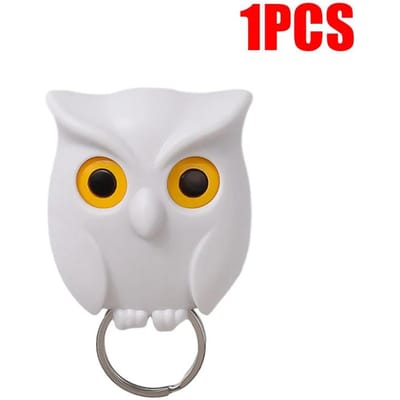 1/3PCS Magnetische Uil Sleutelhangers Zelfklevende Magneten Houden Sleutelhanger Sleutelhanger Haken Zal Ogen Openen Thuis Muur Decoratieve Haken