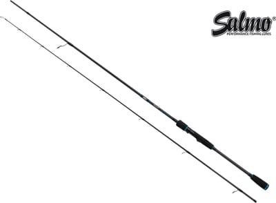 Salmo Hornet Pro Roofvishengel - Medium - 240cm - 10-40g - 2-Delig - Zwart