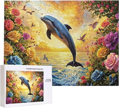 Legpuzzel - Puzzelspel - Ontspannen Tijdverdrijf - Natuurlijk Hout Materiaal - 5000 Stukjes - Multicolor