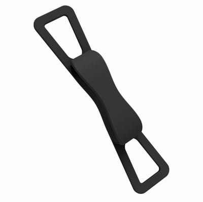 E-reader Grip & Polssteun - Leesstandaard - Siliconen - Antislip Elastisch Band - Leesaccessoires - Geschikt voor Comfortabel Lezen met Eén Hand - Compatibel met Kindle & Kobo - Compatibel met 4-8” E-Books/Tablets - 19*4cm - Zwart