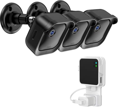 Camera Bevestiging - Bevestigingsbeugels - Buitenbeveiliging - Verstelbaar Met Cover - 13.8 x 8.8 x 8.8 cm - Zwart