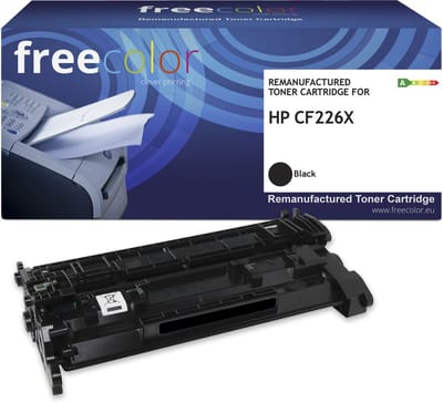 Freecolor - Vervangt HP 26X (CF226X) Toner - High Capacity - Zwart - 12.000 pagina's - Compatible