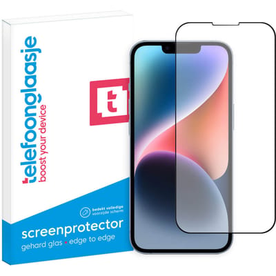 iPhone 14 screenprotector gehard glas Edge to Edge