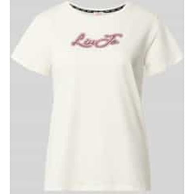 T-shirt met strass-steentjes