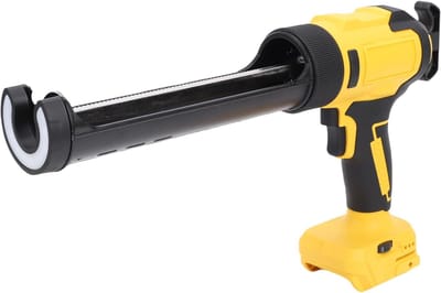 Snoerloos Kitpistool - Elektrisch Lijmpistool - Huisrenovatie Klussen - Automatisch Terugtrekken - 10 Oz - Geel
