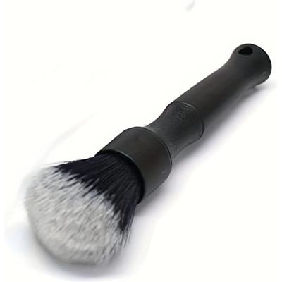 Brosse de nettoyage ultra-douce pour voiture, brosse de nettoyage intérieure super douce avec poils synthétiques, brosse à poussière black