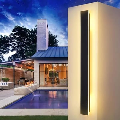 Verkrijgbaar in acoerite LED Wandlamp voor Binnen en Buiten, IP67 Waterproof, Modern en Ruimtebesparend Ontwerp, 28W, 115x5cm