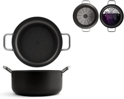 Aluminium Kookpan met 2 Handvatten en Antiaanbaklaag - 28 cm