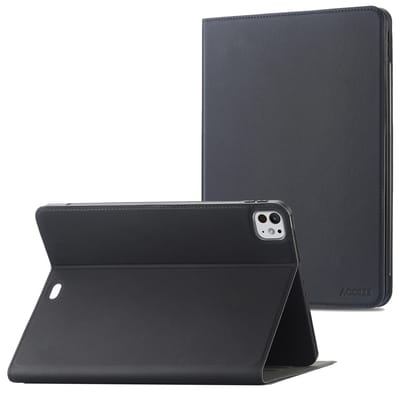 Accezz Tablet Hoes - Geschikt voor Apple iPad Pro 11 (2025) M5 / Pro 11 (2024) M4 - Classic Tablet Case - Zwart