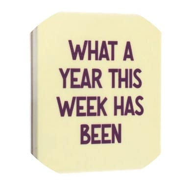 Tegeltje what a year