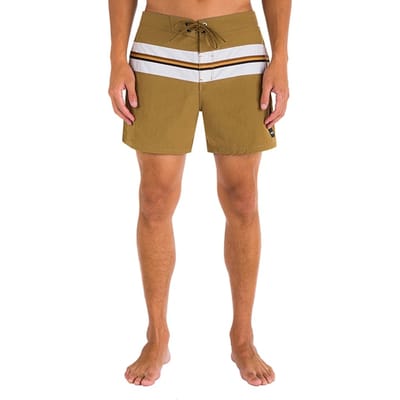 Hurley Sessions Bohemia 16 Boardshort Gold Doodl Size: 28 | Swimming Trunks Outlet | Heren | Groen