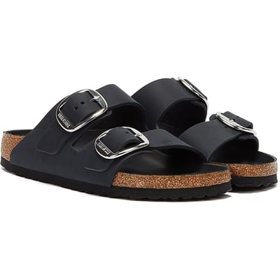 Dames muiltjes Birkenstock Arizona Big Buckle Natural Leather Oiled
