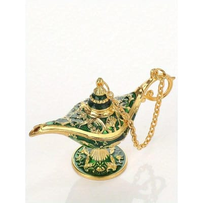 1pc Lampe Magique à Vœux, Décor de Palais Vintage, Convient pour la Maison, le Salon, la Décoration Intérieure, la Décoration de Fête à Thème, la Décoration de Scène, la Décoration de Fête vert