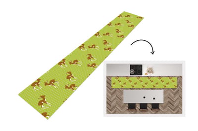 Keukenloper - Loper keuken - Patronen - Hert - Stippen - 300x50 cm - Keukenloper vinyl