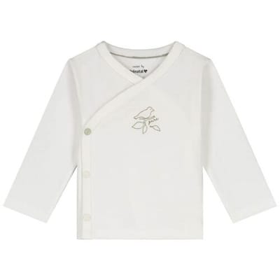 Prénatal newborn shirt Pure Ivory White 44 unisex