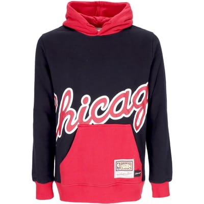 Herenhoodie Nba Big Face Hoodie 5.0 Hardwood Classics Chibul Zwart
