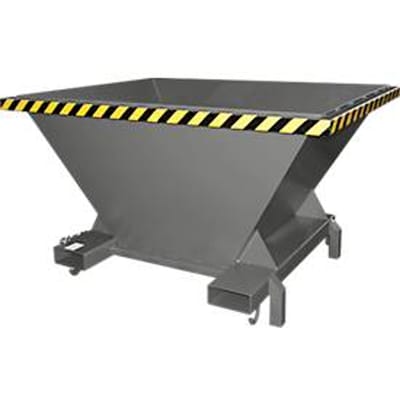 Bauer SBT vultrechter, plaatstaal, steunvoeten, inrijgoten, gelakt, L 1320 x B 1710 x H 990 mm, muisgrijs RAL 7005