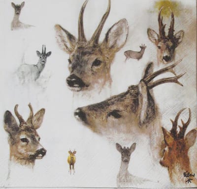 Ambiente - Lunch servetten - Portraits Of Deer