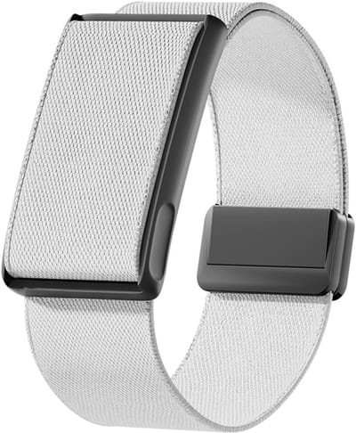 Stravo Nylon Bandje met Magnetische Sluiting – Geschikt voor Amazfit Helio – Ademend & Verstelbaar – Wit