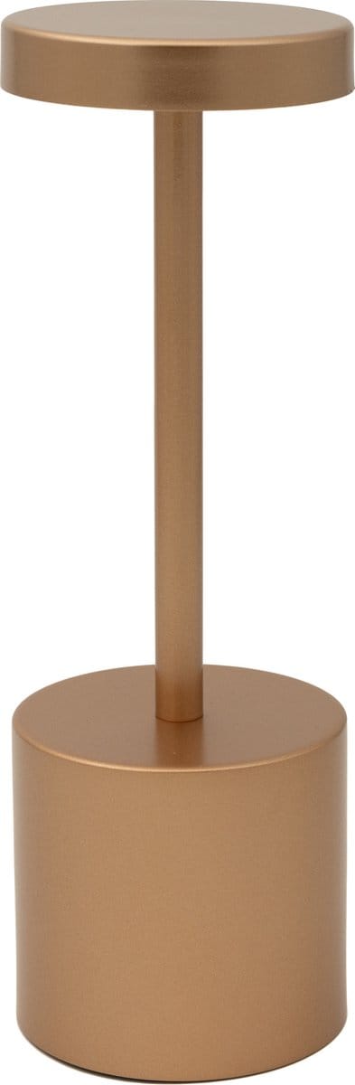 Luxus Europe - Tafellamp Touch Emilie Rosé - Draadloze LED Tafellamp Binnen - USB-C Oplaadbaar - Touchbediening - Dimbaar - 3 Lichtkleuren
