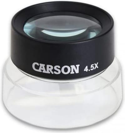 Carson Opzetloep Ll-55 4,5x - 75mm Glas/acryl Zwart/transparant