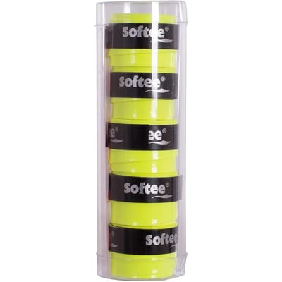 Set van 5 overgrips Smooth Softee Tech Amarillo Flúor ÚNICA