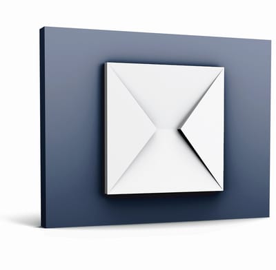 3d muurpaneel Orac Decor W106 MODERN ENVELOP wandpaneel sierelement modern design wit