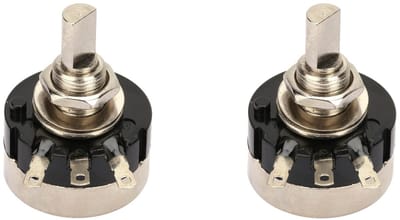 Dailygoods - Set van 2 Precisie Potentiometers 5K voor Elektronische Toepassingen