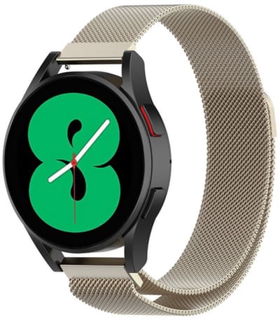 By Qubix - geschikt voor Huawei Watch GT 6 / GT 7 - 41mm - Milanese bandje - Vintage goud
