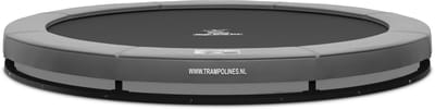 Magic Circle Pro - Ingraaf Trampoline 305 cm - Inground Trampoline Rond - Grijs - Series of Sports