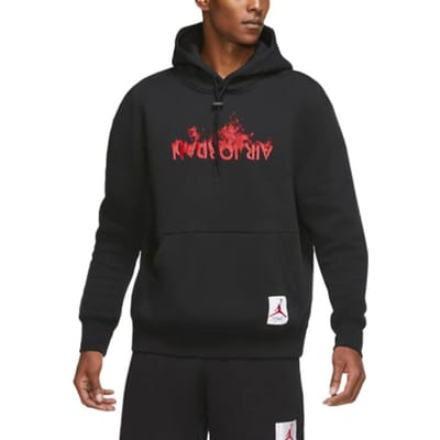 Jordan Air Jordan AJ4 Sweatshirts Homme Noir à Capuche Modéré Regular 3XL black