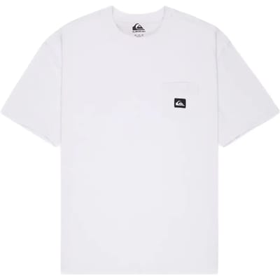 Quiksilver Salt Water Pocket T-shirt Met Korte Mouwen Wit L Man