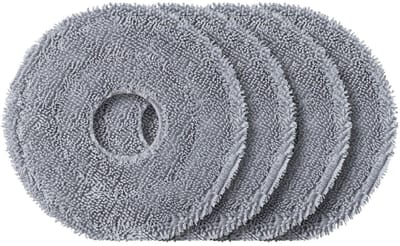 Roborock Saros 10R/20/Z70 en Qrevo Curv 2 Pro/CurvX/EdgeT Dweilpads (4 Stuks, Plus.Parts® alternatief voor 8.02.0453)