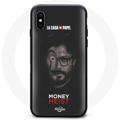 Coque - La Casa De Papel - Iphone XS Max - Souple - Noir - Mixte