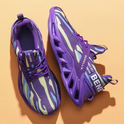 Blade hardloopschoenen, lichtgewicht herenschoenen, sportschoenen, heren ademend, slijtvast, schokabsorberende hardloopschoenen 39