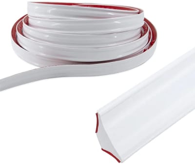 Dailygoods- Sierlijst Zelfklevend - Flexibel - Pvc - 3 m - 12 x 9 mm