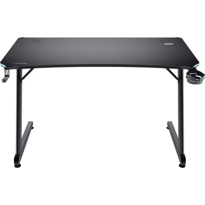 Trust GXT709 Luminus Game Bureau met LED Verlichting – RGB - Bekerhouder – Headset houder - Zwart